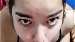 White Moon Vip Enjoys Passionate Oral Sex Before Bedtime