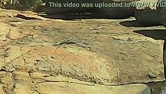 Brazilian Novinha Fucks Publicly on Beach Rocks