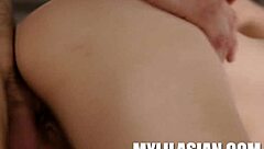 Cute Asian teen with big ass gets fucked