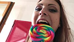 Tight teens feel excited in short skirts at house party