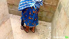 Site Manager Fucks Madam Outdoors While Boss is Around!