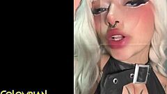 Colombian Casting Couch - Alt Goth Latina Slut Gets Cum Facial