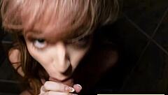 Slutty Blonde Girl Leila Cove With Nice Round Booty Loves Fat Dick From Behind.