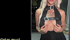 Colombian Casting Couch - Alt Goth Latina Slut Gets Cum Facial