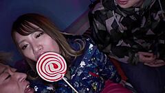 Part 2: Stunning Asian Babe with G-Cup and Perfect Ass! FALL IN LOVE Instantly at the Slopes with This Japanese Goddess Squirting Everywhere!