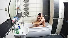 Hot Couple's Intense Bathroom Hardcore Action Revealed