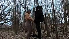 Topless Thick Girl Sucks Cock In Park!