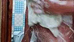 this shower slut is sickeningly hot!