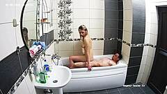 Hot Couple's Intense Bathroom Hardcore Action Revealed