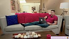 Brunette Masseuse Gives Oiled Body-To-Body Massage With Deepthroat