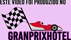 Passionate kisses and ass worship with a beautiful hot brunette newbie