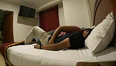 She rides my big cock until she cums?