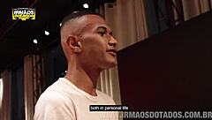 Wow, secret santa turns into bareback gay orgy with big cocks!