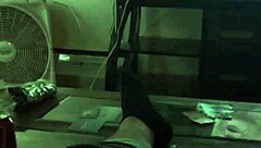 Solo play with a touch of rubbing and masturbation