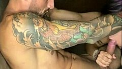 Lucky Man Smokes While She Shows Tits