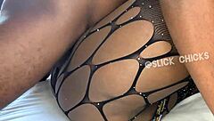 Horny black ebony GOT FUCK by boyfriend full video on xred