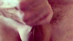 A satisfying stroke session with a dominant twist
