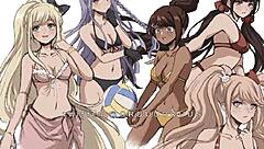 Enoshima Junko from Danganronpa Engages in Detailed Hentai Scenes