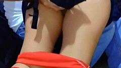 Innocent mexican student punished by depraved neighbor to orgasm