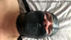 Touchedfetish: BDSM slave tape gagged, loud moaning orgasm?