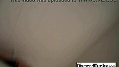 Diamond Feels Passionate As She Gets Wet And Wild In The Shower