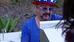 Ariella ferrara seduces stepson with big tits