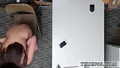 Cop fucks criminal in taxi car