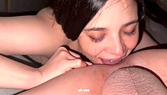 a demon appears while i'm masturbating, sucking ass, luckily recorded