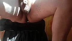 Hey, russian gay guy's hot anal with monster cock on round ass