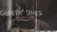 i watch blindfolded 3d redhead toon get licked and fucked hard