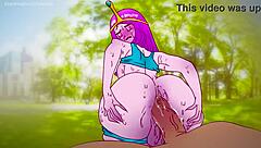 princess bubblegum fucked in the park for a chocolate bar hentai adventure time 2d cartoon porn anime