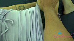 onyx lilith's first blowjob and footjob