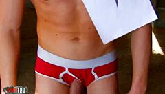 Ginger Hell Enjoys Crazy Threesome With Ian Scott And Leo Galvez