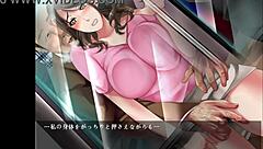 pretty bouncing office beauty reveals her secret on the train in this compilation