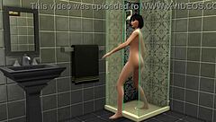 japanese stepmom catches stepson masturbating then they interact in hentai