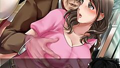 pretty bouncing office beauty reveals her secret on the train in this compilation