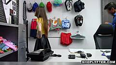 naughty cop catches teen burglar lily glee