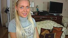 Hey, Check Out Chiara Admiring That Throbbing Dick in POV View During the Interview!