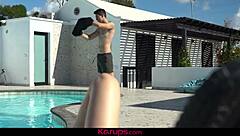 Chilean Milf Catherine Knight Intriguingly Fucked By The Pool