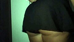 why is this brunette teasing with her big tits and ass?