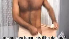 brazilian hot babe gets double penetration by two big cocks