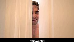 Sisraw - Izzys Stepbro Tags Her By Slipping His Cock Inside Her Cunt