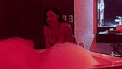 she rides my cock enjoying big tits