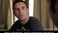 Horny French Maid With Natural Tits Has Multiple Orgasms!