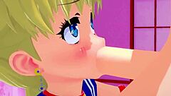 Sailor Moon's passionate 3D SFM adventure in uncensored hentai