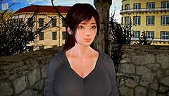 in my new family game, the teen explores adventures with milf characters