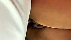 Filling my wet pussy with hard cock close up