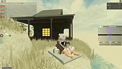 Cute Roblox babes get naughty on camera