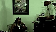 Is this ebony girl happy with her BBC anal?