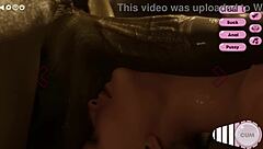 Futa orc-girl's wild assfucking romp with animated babe